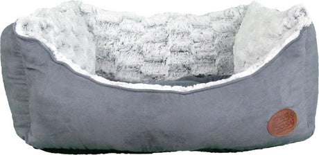 Snug & Cosy Novara Charcoal Rectangle Dog Bed, Snug & Cosy, L 76 cm