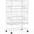 Spacious Rolling Bird Cage for Budgies, Finches and Canaries, PawHut, White