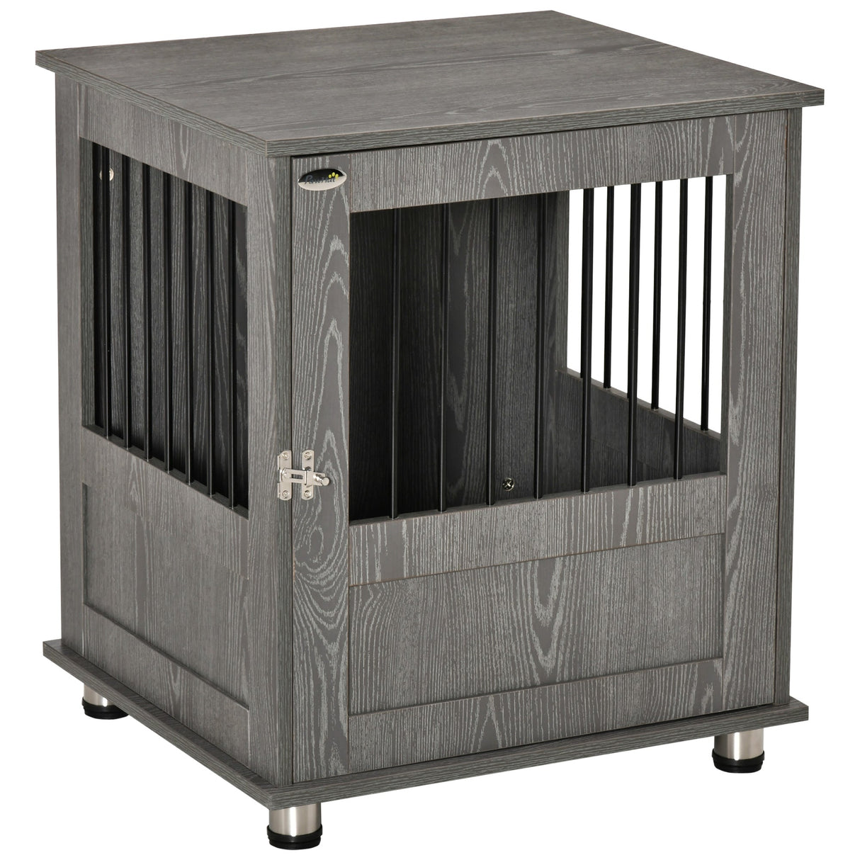 Stylish Dog Crate Table for Small Dogs with Magnetic Door, PawHut,