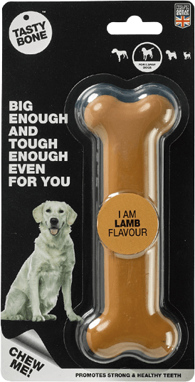 TastyBone Nylon Bone Lamb, TastyBone, Large