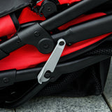 Three - Wheel Foldable Pet Stroller for Small/Medium Dogs, PawHut, Red