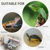 Tortoise House, Small Reptile Wooden House, with Mesh Roofs, Side Panels, for Turtles, Lizards, Geckos and Snakes, PawHut,