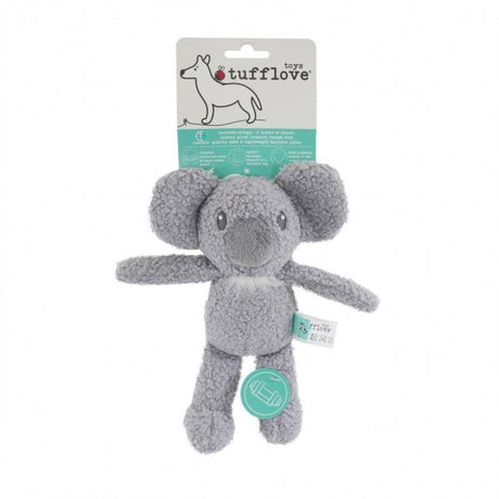 Tufflove Koala Dog Toy x3, Rosewood, Small