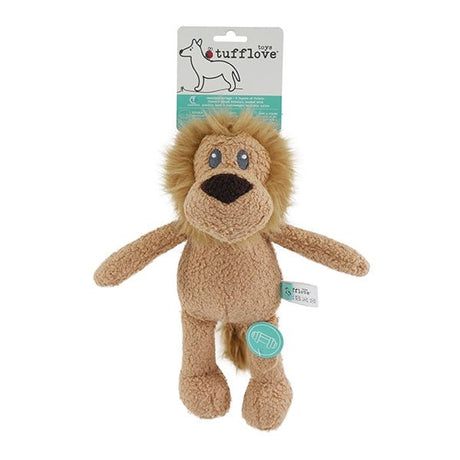 Tufflove Lion Dog Toy x3, Rosewood, Medium