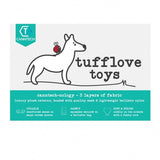 Tufflove Octopus Dog Toy x3, Rosewood, Medium