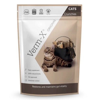 Verm X Treats For Cats Crunchies, Verm-X, 120 g
