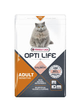 Versele Laga Opti Life Cat Adult Sensitive Grain Free Salmon, Versele Laga, 4 x 2.5kg