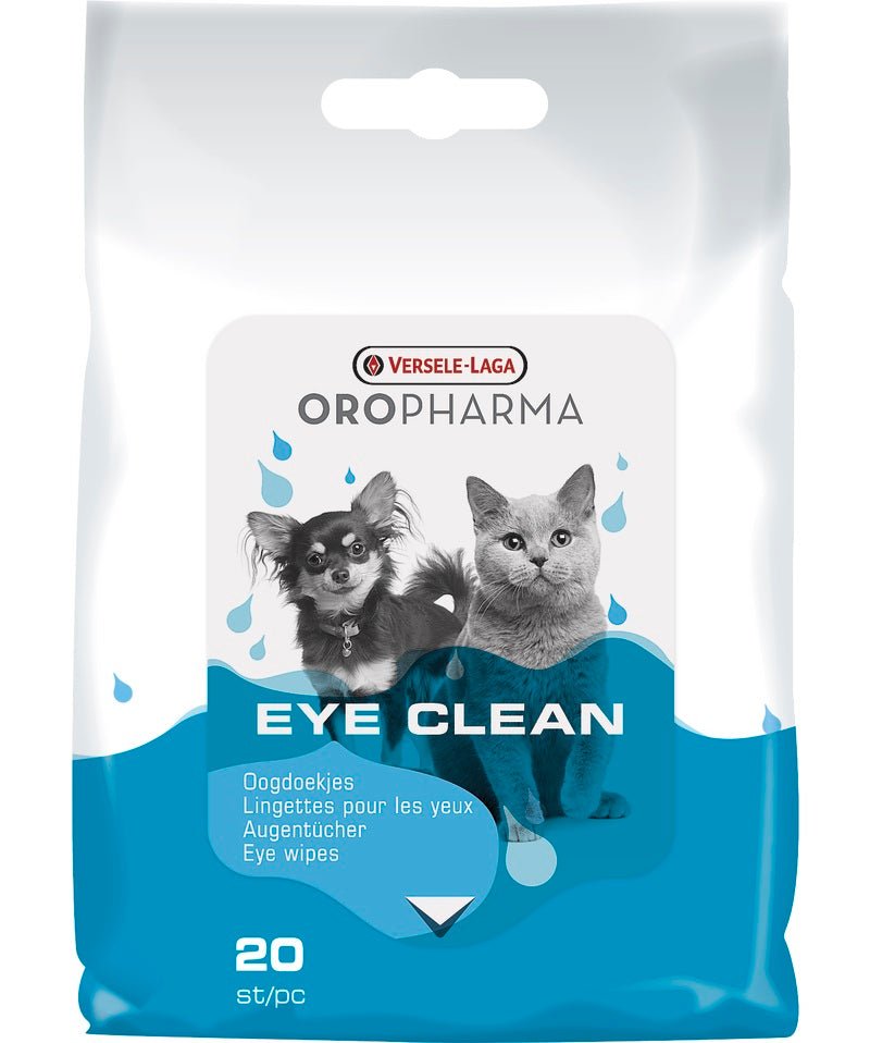 Versele Laga Oropharma Eye Clean Moist Wipes 6 x 20 sheets, Versele Laga,