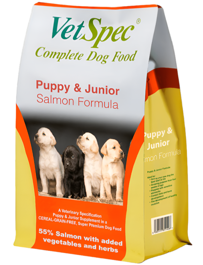 VetSpec Complete Puppy & Junior Salmon, VetSpec, 2 kg