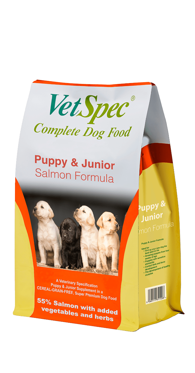 VetSpec Complete Puppy & Junior Salmon, VetSpec, 2 kg