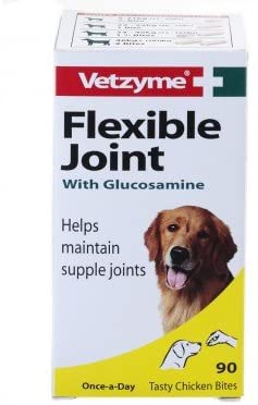 Vetzyme Flex Joint Glucose Tablets Dog 3x90, Vetzyme,