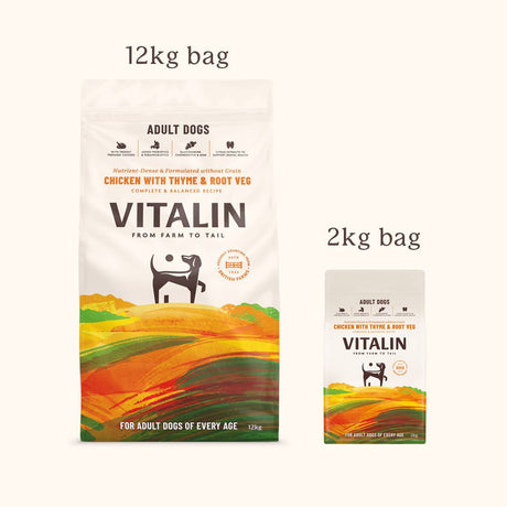 Vitalin Adult Chicken with Thyme & Root Veg, Vitalin, 4x2kg