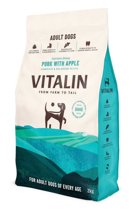 Vitalin Adult Pork with Apple, Vitalin, 4x2kg