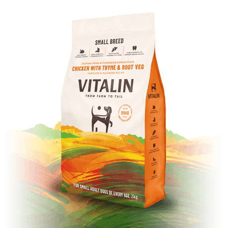 Vitalin Adult Small Breed Chicken with Root Veg & Thyme 4x2kg, Vitalin,