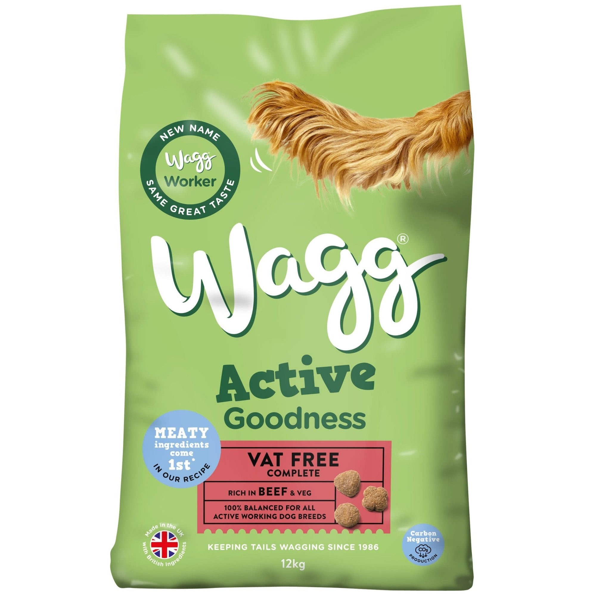 Wagg Active Goodness Beef & Veg 12 kg, Wagg,