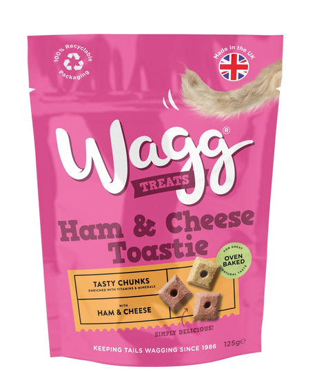 Wagg Ham & Cheese Toastie Tasty Bites 7 x 125g, Wagg,