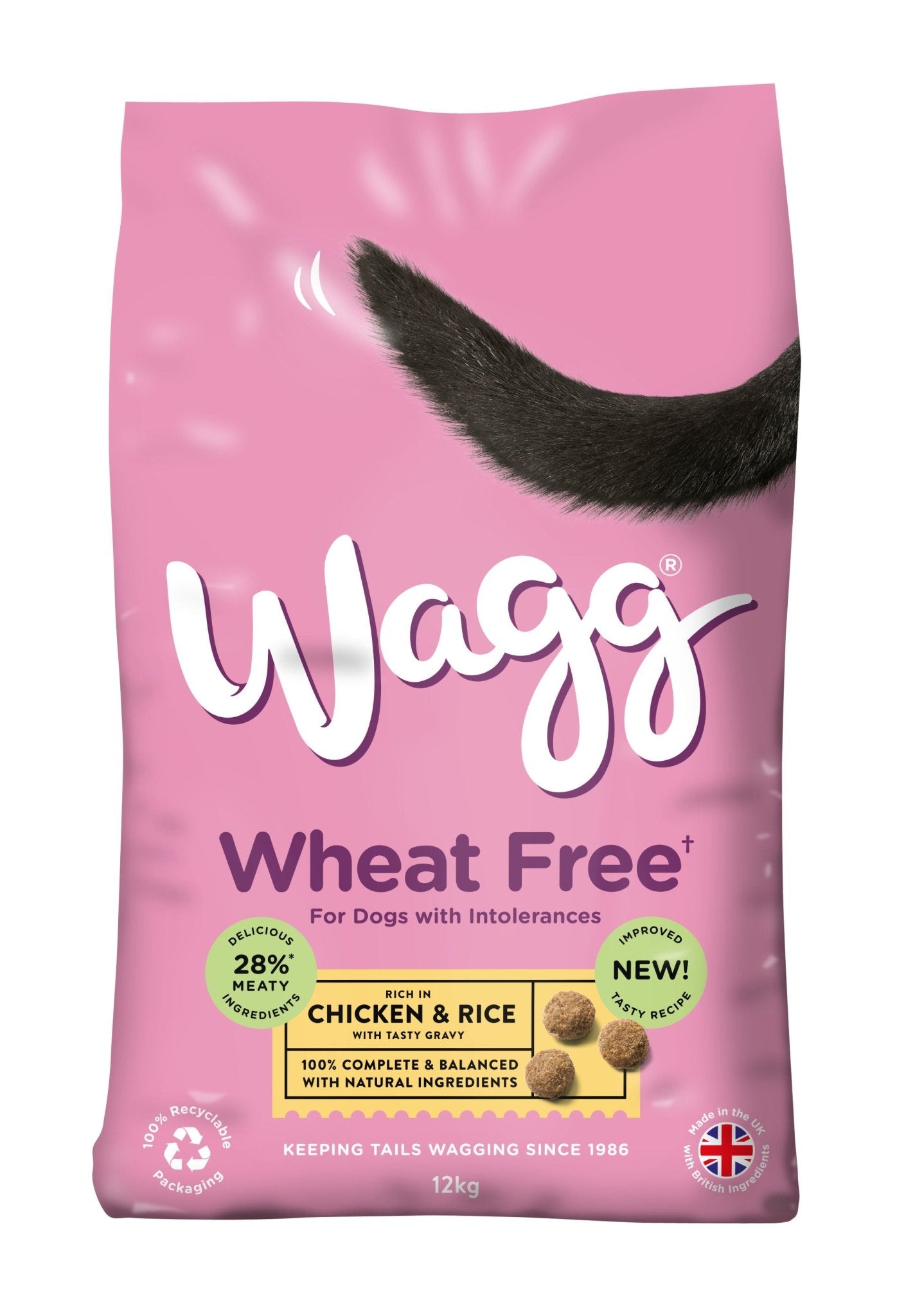Wagg Wheat Free Complete Chicken and Rice, Wagg, 12 kg