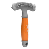 Wahl Double Row Rake & Shedding Blade with Orange Gel Handle, Wahl,