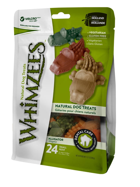 Whimzees Small Alligator 24 pack x 6, Whimzees,