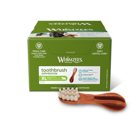 Whimzees Toothbrush Extra Large Box of 18 x 190mm, Whimzees,
