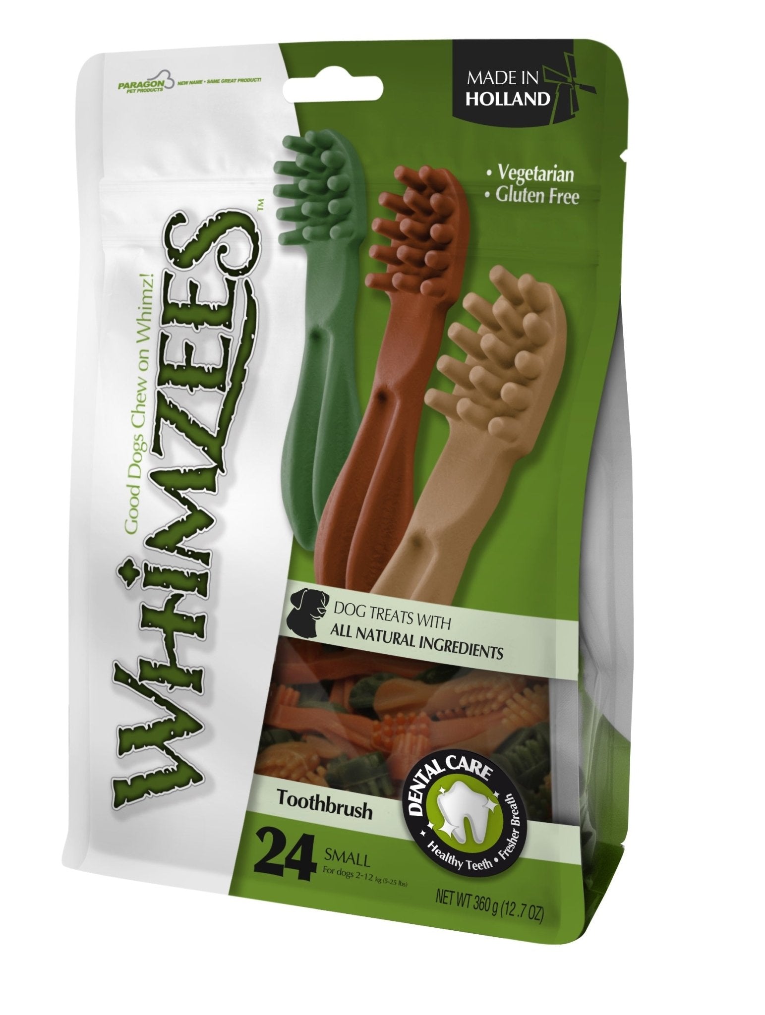 Whimzees Toothbrush Small 6 x 24 Bags x 90mm, Whimzees,