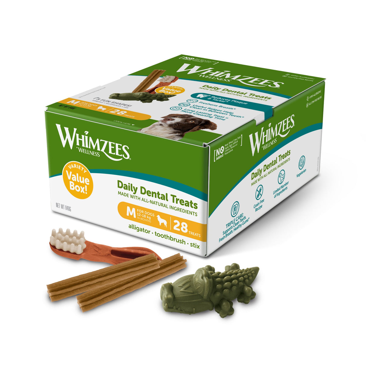 Whimzees Variety Box Medium x 28, Whimzees,