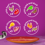 Whiskas Adult 1+ Duo Meaty Combos in Jelly 4x (12x85g), Whiskas,