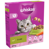 Whiskas Dry 1+ Adult Lamb, Whiskas, 5 x 800g