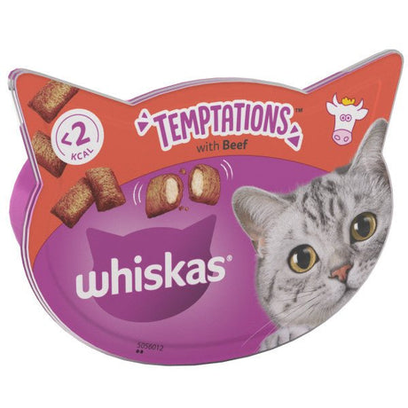 Whiskas Temptations Beef 8 x 60g, Whiskas,