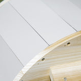 Wooden Hedgehog House Outdoor, Small Animal Shelter Hibernation Home, with 2 Doors, for Garden, 40 x 30.2 x 23.5 cm, Natural, PawHut,