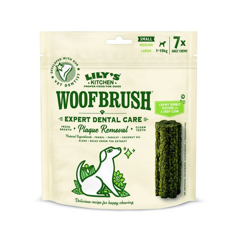 Woofbrush Dental Chew Small Multipack 5 x 154g, Lily's Kitchen,