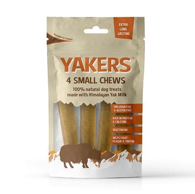 Yakers Dog Chew Small 4 Pack, Yakers,