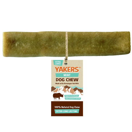 Yakers Mint Dog Chew, Yakers, XL